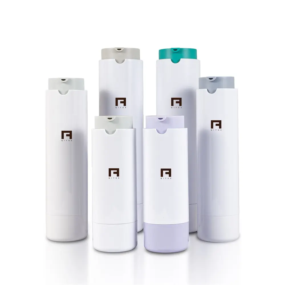 Airless Lotion Fles 50Ml 30Ml 100Ml Kleur Huidverzorging Plastic Flessen Navulbare Airless Huidverzorgingsverpakking
