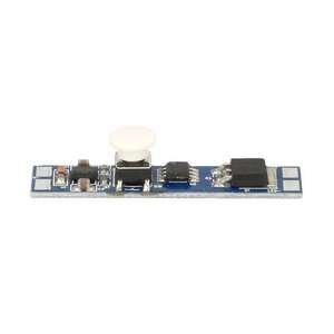 12V 24V 8A PWM LED Controller On-Off Dimmer pulsante di memoria per profilo in alluminio 4 canali di uscita per il controllo LED
