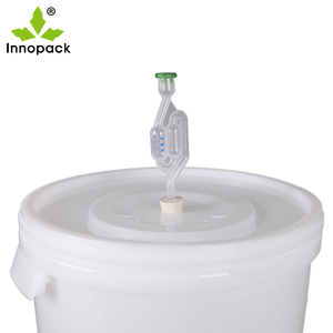 Spigot ile 30 litre yuvarlak şeffaf bira bira konteyner 30L plastik şarap fıçısı - Product Image 4