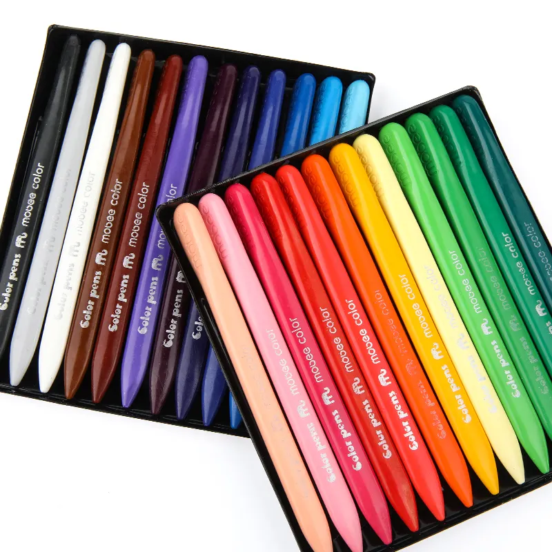 24 шт./набор, многоцветный пластиковый карандаш