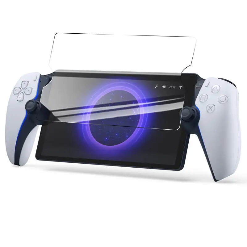 1 pièce de protection d'écran en verre trempé pour PS5 Portal Game Console HD Transparent Glass Film Accessories