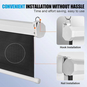 120&quot; 16:9 4k hd Alr <strong>Projector</strong> <strong>Screen</strong> Wall Video Format Easy <strong>Install</strong> Manual Projection <strong>Screen</strong> Drop-down <strong>Projector</strong> <strong>Screen</strong> - Product Image 6
