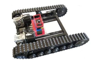 Automazione telecomandata elettrica per tutti i terreni piccoli sistemi di sottocarro in gomma piattaforma per escavatori - Product Image 2