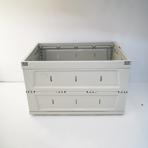 Nestable Collapsible Plastic Transport <strong>Container</strong> Recyclable Storage Boxes Bin with Ventilation Holes Wooden Crate Type - Product Image 5