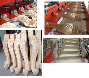 La mesa extraíble 4 eje de 4 ejes cnc router madera 3d talla con servo motor - Product Image 6
