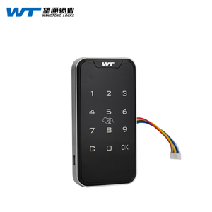 Code or Card Cupboard Split Structure Combination Black Silver Magnetic Cabinet Keyless <strong>Entry</strong> Door Latch <strong>Key</strong> <strong>Lock</strong>