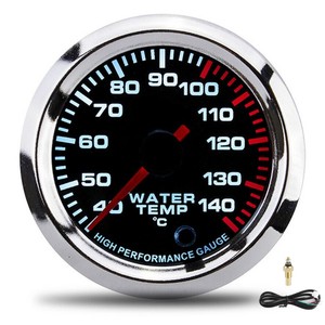 Universal <strong>Water</strong> Temp Gauge <strong>Temperature</strong> Meter 7 Color LED Display 52mm 12V W <strong>Sensor</strong> 40 140 - Product Image 4