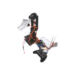 Vendita calda 4 dof braccio meccanico Robot per Arduino in lega di alluminio metallo telecomando maniglia Ps2 Kit