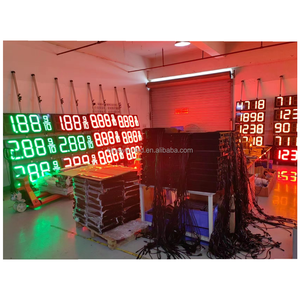 18-Zoll-Tankstelle <span class=keywords><strong>LED</strong></span>-Benzin-Preis schilder mit HF-Funk fernbedienung