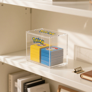 Nhà Máy Trực Tiếp <span class=keywords><strong>Acrylic</strong></span> Tăng Cường Hộp Trường Hợp Hộp Hiển Thị Trường Hợp Với Nắp Trượt Nam Châm Tùy Chỉnh Rõ Ràng Hộp Bảo Vệ Cho Thẻ Phân Loại - Product Image 6