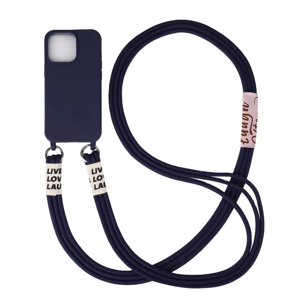 Cuerda de Dacron Universal de 110mm de lujo con soporte de accesorio, cuerda para teléfono móvil, collar, cordones, llavero