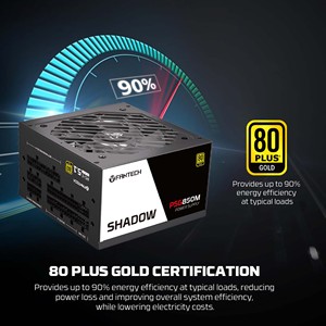 Fantech PSG850M altın verimlilik 850W tam modüler güç aktif PFC akıllı 120mm Fan çok koruma 12v PC güç kaynağı - Product Image 3