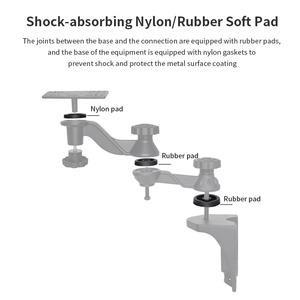 Vertical 12&quot; Swing Arm <strong>Mount</strong> with Swivel Socket Arm with 6.25&quot; X 2&quot; Rectangle Base VIN-TYQ-HB-02L - Product Image 5