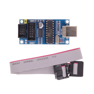 1 takım USBTiny USBtinyISP AVR ISP programcı Bootloader 6pin programlama kablosu ile Arduino Meag2560 R3 için