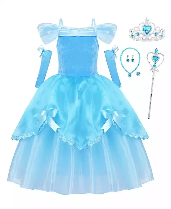 19 видов цветов платье принцессы для девочек