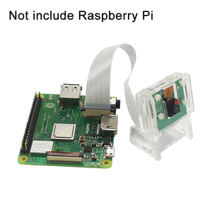 Raspberry Pi Zero-Módulo de cámara de 5MP, soporte acrílico, de 16cm y 15cm, para Raspberry Pi Zero W, carcasa oficial