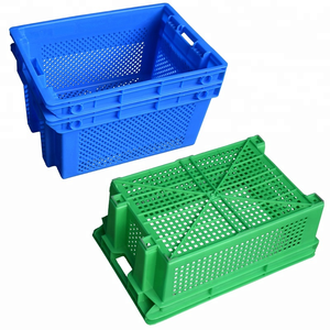 Cajas de plástico baratas para frutas y verduras, caja apilable y estable de buena calidad - Product Image 4