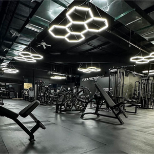 SUEZ DIY LED Auto Werkstatt Licht Fitness studio Modulare Decke LED Sechseck Decken leuchten
