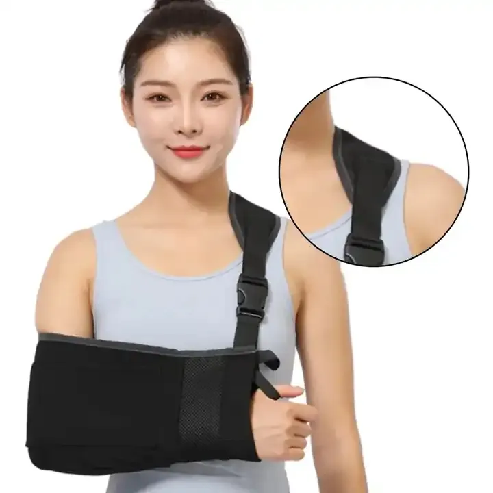 Sling Arm Fratura Fixação Banda Multifuncional Ombro Pescoço Correia De Pulso Braço Médico Sling Para Fraturado