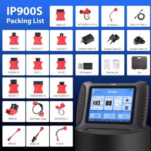 XTOOL InPlus IP900S беспроводной полносистемный диагностический сканер с поддержкой кодирования ECU, протокол CANFD FCA AutoAuth D8S IP900 - Product Image 5