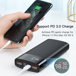 Top <strong>Fashion</strong> <strong>Power</strong> Bank 20000mAh PD Fast Charging + Quick Charge 3.0 USB Type C 20000 MAh PowerBank External Battery <strong>Pack</strong> - Product Image 6