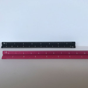 Sanatçılar için sıcak satış 30cm alüminyum üçgen mimari ölçekli cetvel Draftsman çizim - Product Image 2