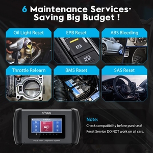 XTOOL InPlus IP508 OBD25システムカー診断ABS SRSATエンジンスキャナー (EPBオイル付き) 6リセット自動VINオンライン無料アップデート - Product Image 5