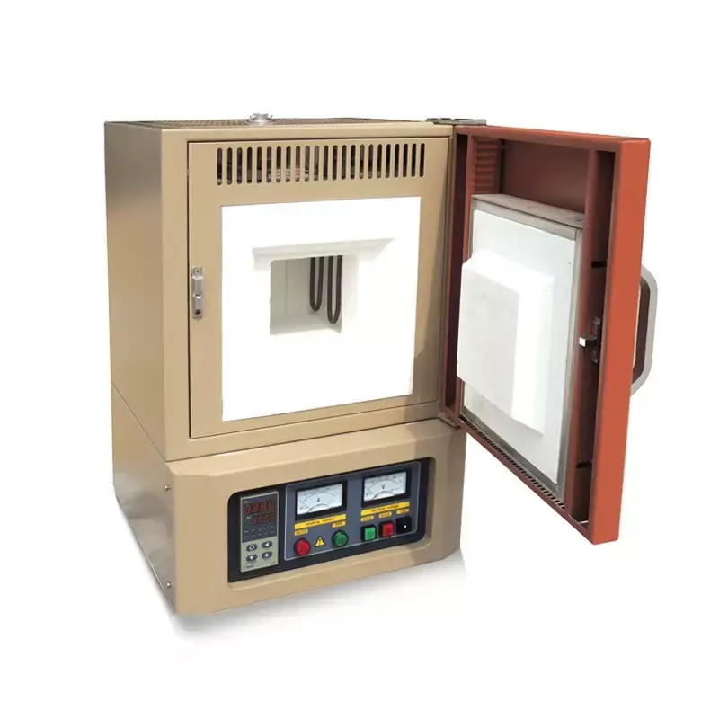 Ventilatore di raffreddamento a prezzo all'ingrosso 1600c a forma di scatola a risparmio energetico in fibra ceramica camera di riscaldamento elettrico a scatola di muffola forno