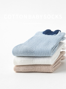 新生児と子供0-1-3歳クラスAサマーメッシュ薄いAクラスコットン骨なしルーズマウスソックス - Product Image 4