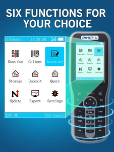 High-Durability Industrial <strong>Android</strong> Wireless Barcode <strong>Scanner</strong> and <strong>Data</strong> Collector for Supermarket and Warehouse Inventory