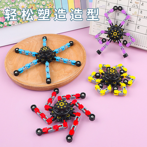 1 pezzo di <span class=keywords><strong>Fidget</strong></span> Spinner trasformabili per alleviare lo Stress giocattoli sensoriali con punta delle dita Gyros Spinner bomboniere per bambini adulti con autismo - Product Image 6