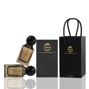 Atomizzatore Parfum in vetro da 30ML da 50ML con confezione da 30ml e bottiglia di profumo nero da 50ml - Product Image 4