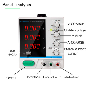 LW PS-3010DF 30V 10A台式发光二极管显示实验室测试DC电源可调数字开关电源专业 - Product Image 2