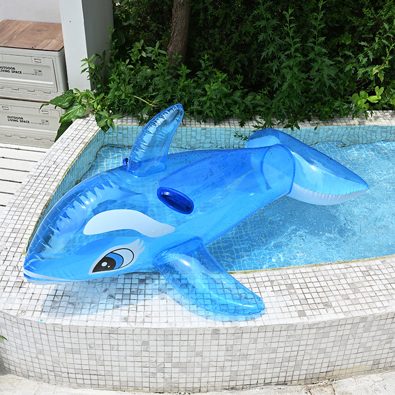 Baleine bleue transparente (150*88cm)