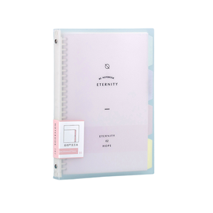 Carpetas de 6 anillas Carpeta de hojas sueltas Agenda transparente Cuaderno de PVC Bloc de notas Planificador Agenda Cuaderno en espiral con índice - Product Image 2
