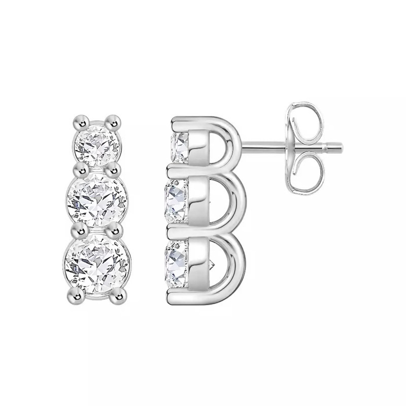 Moissanite+GRA Certificate-White Gold