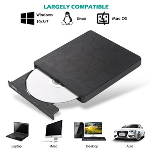 USB3.0台式笔记本电脑多功能DVD刻录机u盘读卡器SD tf卡C型集线器超薄RW的外部光驱 - Product Image 3