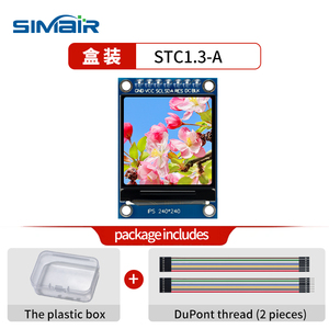 1,3-Zoll-TFT-Modul, IPS-LCD-Bildschirm 240x240, serielle SPI-Schnitts telle, Löt stift kopf ST7789 - Product Image 2