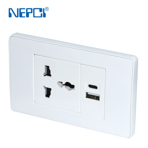 NEPCI เต้ารับไฟ45X45มม. XJY-QB-29 250V/10A,เต้ารับอเนกประสงค์3ขาพร้อมระบบป้องกันชัตเตอร์ - Product Image 5
