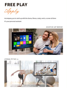 21.5 Inch Stand Wireless Smart Portable <strong>Rotation</strong> Kiosk Movable LCD Kiosk <strong>Display</strong> Advertising Player - Product Image 6