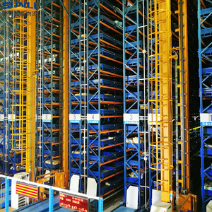 Estantería automática de almacenamiento de palés AS y RS, sistema de acero Q235B/LIAN, SL-AS004