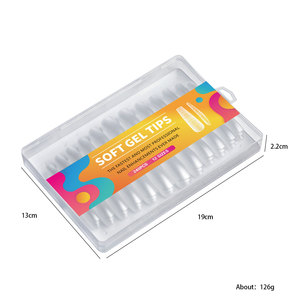 Miss240 adet Nail Art İpuçları Stiletto rehberlik hattı konumlandırma hattı ile akrilik çivi tam kapak tırnak uzatma İpuçları - Product Image 6