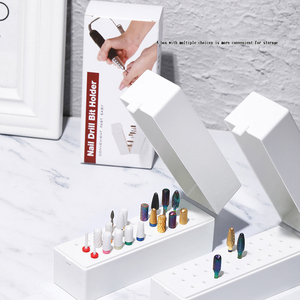 Soporte para herramientas de uñas, caja de almacenamiento con muestra gratis de 30 agujeros - Product Image 2