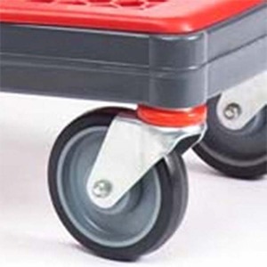 Supermarkt Kwaliteit 100l Winkelwagen Met Wielen Goede Kwaliteit Kunststof Materiaal - Product Image 3