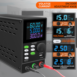 Simpatica potenza SPPS605D interfaccia USB 10W laboratorio DC alimentatore 60V 5A 300W con funzione di memoria precisione Encode manopola - Product Image 2