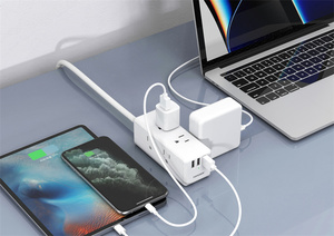 深圳厂家直销扩展插座125V 15A带3个USB快速充电美国标准插头和插座 - Product Image 6