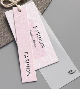 Eco-friendly <strong>Custom</strong> Logo <strong>Printing</strong> Hang <strong>Tag</strong> Luxury Recycled Paper Garment Accessories Label Clothing <strong>String</strong> Hang <strong>Tags</strong> - Product Image 2