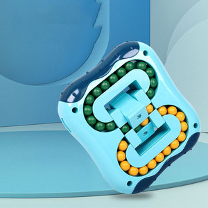Giocattoli di fagioli magici decompressione rotante perline piccole Fidget Spinner cubo magico giocattoli per bambini Puzzle educativo - Product Image 5
