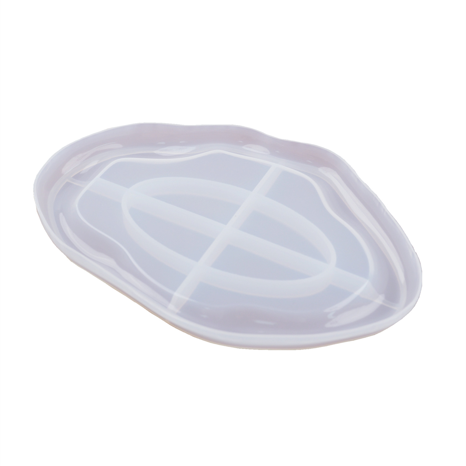 moule ovale blanc