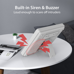 Sistema de alarma de seguridad para el hogar 4G WiFi inalámbrico Tuya Smart antirrobo Kit sirena incorporada funciona con Alexa App Control remoto